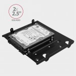 AXAGON 4x 2.5" 1x 3.5" to 5.25" SSD HDD CADDY Aluminum Bracket Case RHD-435